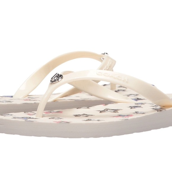 Coach Shoes - COACH SANDALS FLIP-FLOPS  WHITE